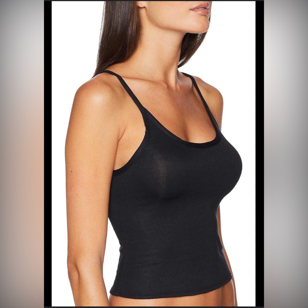 COTTON CANDY LA Black Cropped Cami Size Medium NWT